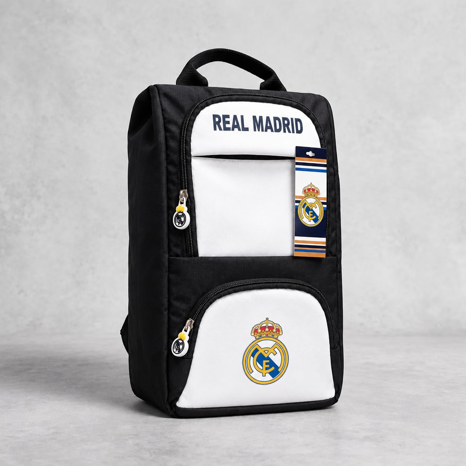 Chimpunera deportiva - Diseno Real Madrid · Blanco y negro