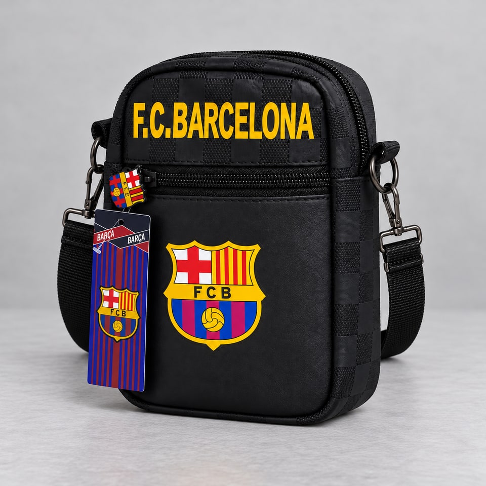 Morral portacelular - Diseno FC Barcelona · Negro