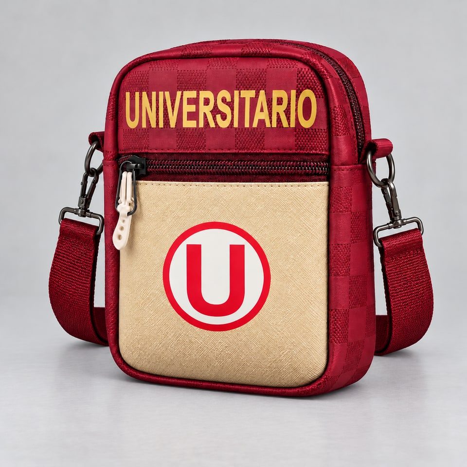 Morral portacelular - Diseno Universitario · Crema y guinda